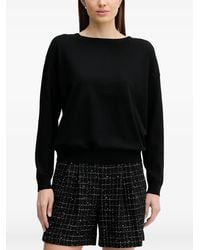 Sisley - Round-Neck Sweater - Lyst