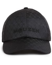 McQueen - Patterned Cap Hat - Lyst