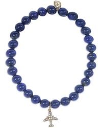 Sydney Evan - 14K Diamond And Lapis Lazuli Bracelet - Lyst