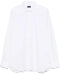 ZEGNA - ポプリン シャツ - Lyst