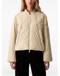ARMANI EXCHANGE - Logo-Print Bomber Jacket - Lyst