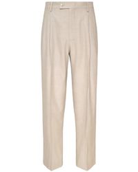 AURALEE - Pleated Trousers - Lyst