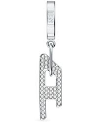 DIESEL - D Logo Drop Earrings - Lyst