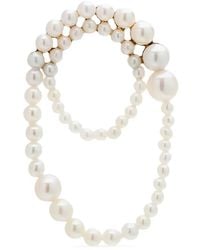 Sophie Bille Brahe - 14Kt Embrasse Pearl Single Earring - Lyst