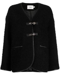 B+ AB - V-neck Fleece Jacket - Lyst