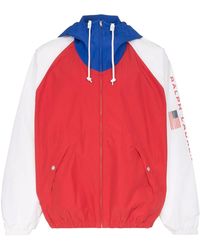 Polo Ralph Lauren Giacca leggera color-block - Rosso