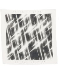 Rick Owens - Schal Mit Grafischem Print - Lyst
