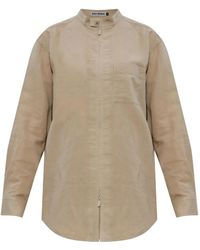 Issey Miyake - Paper-esque U Button-up Shirt - Lyst