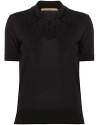 Nuur - Polo-collar Merino-wool T-shirt - Lyst