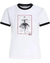 KARL LAGERFELD - Le Ballet T-Shirt - Lyst