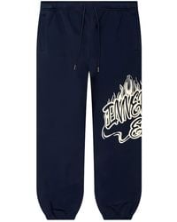 Honor The Gift - Flame-Print Cotton Sweatpants - Lyst