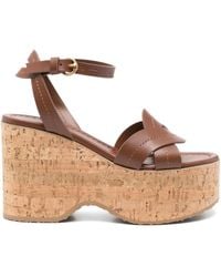 Gianvito Rossi - 100Mm Platform Sandals - Lyst