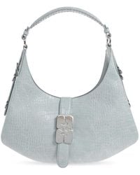 Ganni - Leather Tote Bag - Lyst