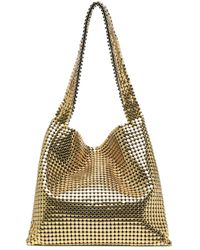 Rabanne - Pixel Metallic-finish Shoulder Bag - Lyst