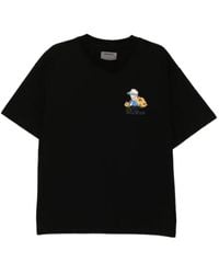 Musium Div. - Logo-Embroidered T-Shirt - Lyst