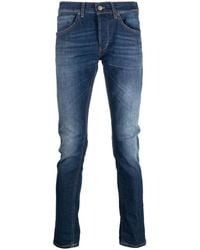 Dondup - Mid-Rise Straight-Leg Jeans - Lyst