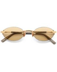 Gast - Quantum Oval-Frame Sunglasses - Lyst