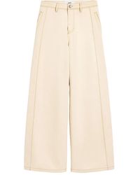 Ami Paris - Cotton Super Wide Fit Jeans - Lyst