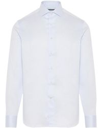 Canali - ポプリン シャツ - Lyst