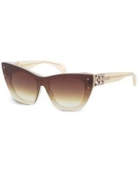 Bugatti - Cat-Eye Logo-Plaque Sunglasses - Lyst