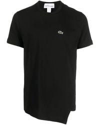 Comme des Garçons - Comme des Garcons Hemd X Lacoste Asymmetrisches T -Shirt - Lyst