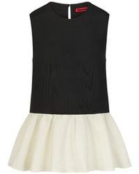 Simon Miller - Iris Moire Peplum Top - Lyst