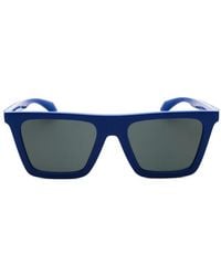 Versace - Greca Rectangular-Frame Sunglasses - Lyst