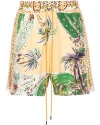 Rhude - Palmina Silk Shorts - Lyst