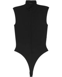 Wardrobe NYC - High-Neck Sleeveless Bodysuit - Lyst