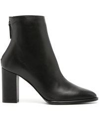 Le Silla - Elsa 85mm Leather Ankle Boots - Lyst