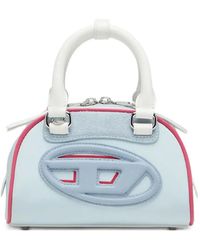 DIESEL - 1Dr Dome-Colour-Block Small Bowling Bag - Lyst