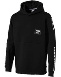 PUMA - Rebel Block Patch To The Front Hoodie - Lyst