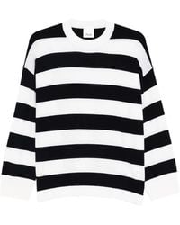 Allude - Striped-Pattern Sweater - Lyst