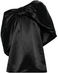 Simone Rocha - Oversize-bow Satin Minidress - Lyst