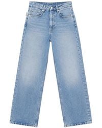 ICON DENIM - Jean Court À Coupe Droite Jill - Lyst