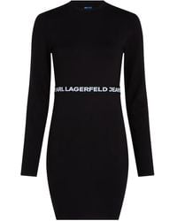 Karl Lagerfeld - Camiseta con detalle de ojal - Lyst