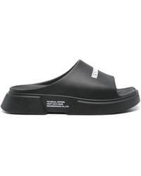 Neighborhood X Nanga X Subu Winter Sandals in Blue for Men Neighborhood X Nanga X Subu Winter Sandals in Blue for Men