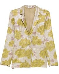 Siyu - Rosella Blazer Met Bloemenprint - Lyst
