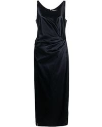 Fendi - Gathered Silk Dress - Lyst