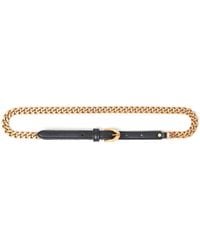 Stella McCartney - Chain Detailing Belt - Lyst