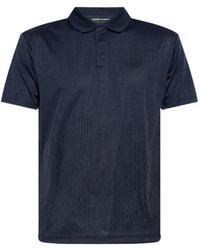 EA7 - Logo-Patch Polo Shirt - Lyst