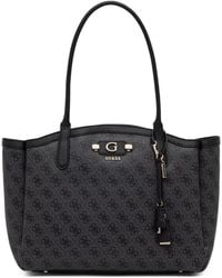 Guess - Lindsey Logo-Plaque Tote Bag - Lyst
