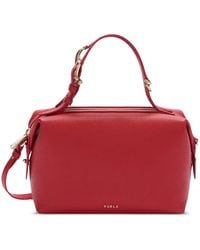 Furla - Boston Leather Tote Bag - Lyst