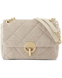 Vanessa Bruno - Linen Quilted Shoulder Bag - Lyst
