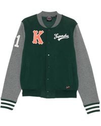 Superdry - Bomberjacke mit Logo-Print - Lyst
