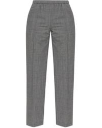 Fabiana Filippi - Creased Straight-leg Trousers - Lyst
