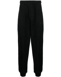 Helmut Lang - Logo-Embroidered Cotton Track Pants - Lyst