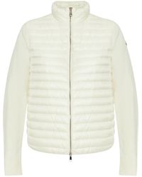 Moncler - Gefütterter Cardigan mit Reißverschluss - Lyst
