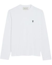 Ami Paris - Ami De Coeur Long-Sleeve T-Shirt - Lyst