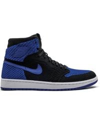 Nike - Air 1 Retro Hi Flyknit "Royal" Sneakers - Lyst
